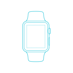 Guide Digital Smart Watches Apple Watch Series 2 Black And White Svg Vector, Free Vectors File